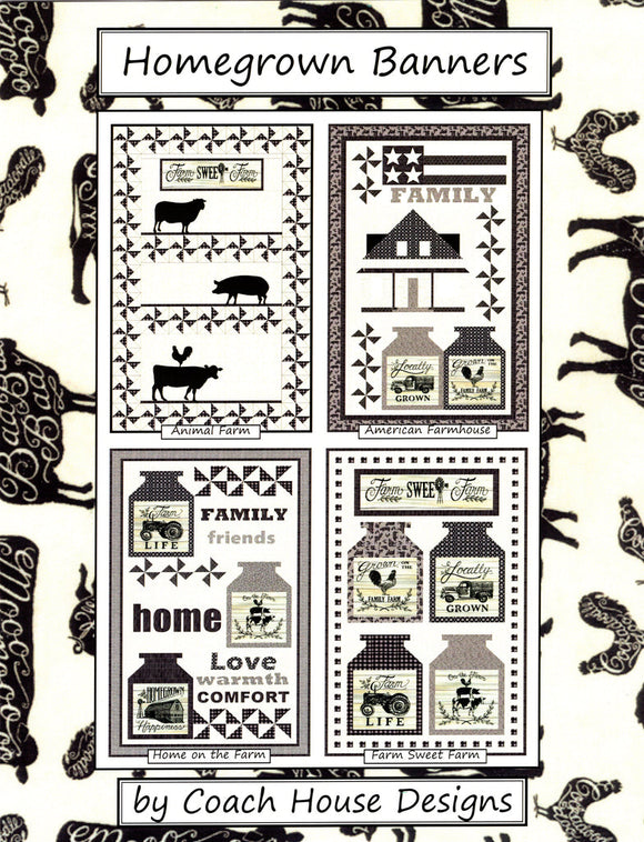 19820-11 Homegrown Bundle includes Pattern Booklet & (2) Panels
