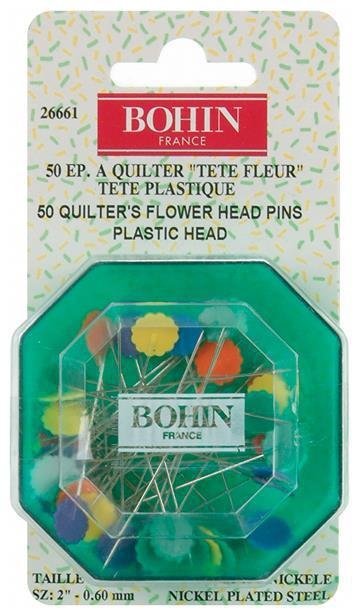 26661 Flower Head Pin Fine Sharps Assorted Colors
