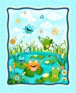 3962P-16 Toad-Ally Terrific Frog Panel 36