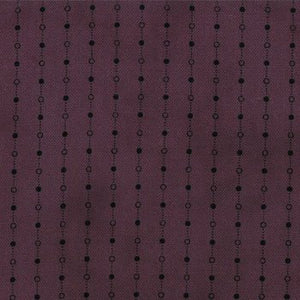 1060-25  Seasonal Little Gatherings Dotted Stripe Grape Purple