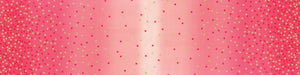 10807-14M  Ombre Hot Pink Dots - Moda Metallic