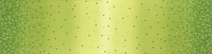 10807-18M  Ombre Lime Green Dots - Moda Metallic