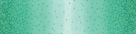 10807-31M  Ombre Teal Dots - Moda Metallic