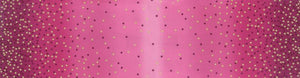 10807-201M  Ombre Magenta Dots - Moda Metallic