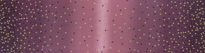10807-208M  Ombre Plum Dots - Moda Metallic