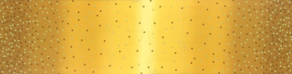 10807-213M  Ombre Dots, Mustard - Moda Metallic