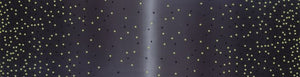 10807-222M  Ombre Black Dots - Moda Metallic