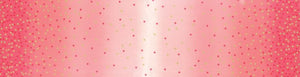 10807-226M  Ombre Popsicle Pink Dots - Moda Metallic