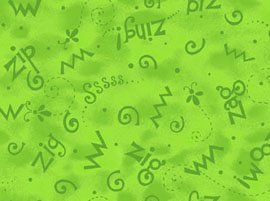 25566-H Cute As A Bug-Lime-Zig Zags