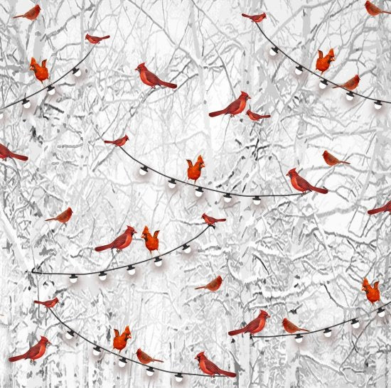6926-90 - cardinals in snow