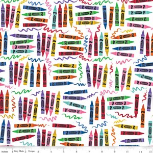 C6621 - White Art Box Crayons