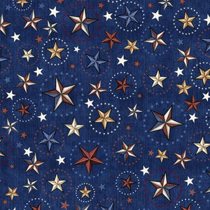 24811-N - Navy with Stars