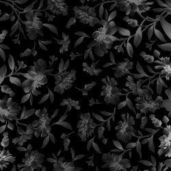 MAS8341-JKW - Black & Gray Floral